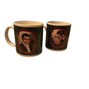 The Heirloom Tradition, Vintage “Gone with the Wind” Coffee Mugs!  Set of 2.